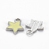 Rack Plating Alloy Enamel Charms ENAM-N053-39-RS-2