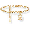 304 Stainless Steel Crystal Rhinestone Charm Bracelets FS-WG4E3AB-01-4