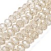 Handmade Imitate Austrian Crystal Faceted Rondelle Glass Beads X-G02YI0P3-1