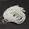 Imitate Austrian Crystal Electroplate Glass Round Bead Strands X-GLAA-F030-6mm-B01-3