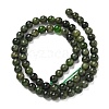 Natural Green Diopside Beads Strands G-K382-B01-01-3