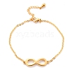 304 Stainless Steel Link Bracelets STAS-B021-09-1