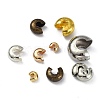 304 Stainless Steel & Brass Crimp Beads Covers STAS-XCP0001-54-1