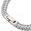 Cubic Zirconia Tennis Bracelet BJEW-M301-04P-01-3