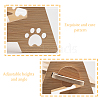 Bamboo Pet Feeder Rack AJEW-WH0165-20-3