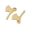 304 Stainless Steel Charms STAS-L022-463G-2