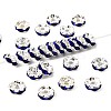 Brass Rhinestone Spacer Beads RB-A014-L6mm-05S-1