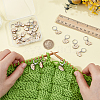 30Pcs Wood Locking Stitch Markers HJEW-BC00115-3