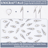 Unicraftale 30Pcs 3 Styles  202 Stainless Steel Pendants STAS-UN0049-62-5