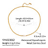 French Natural Freshwater Pearl Potato Stainless Steel Rice Beaded Necklaces for Women LS-KT1786-6
