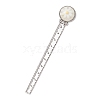 Alloy Ruler Bookmark AJEW-JK00355-2