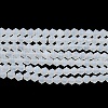 Imitation Jade Frosted Glass Bead Strands EGLA-A039-J6mm-MD05-1