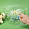 2-Tier Transparent Acrylic Minifigures Display Case ODIS-WH0043-63-3