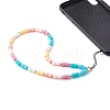 Handmade Polymer Clay Beaded Mobile Strap HJEW-JM00513-3