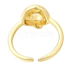 Rack Plating Brass Open Cuff Rings RJEW-S394-01G-Q-3