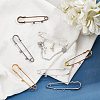 ARRICRAFT 36pcs 6 Colors Iron Safety Pins IFIN-AR0001-07-2