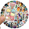 50Pcs Wishing Bottle PVC Self-Adhesive Stickers STIC-PW0013-005-3