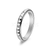 Rotatable Version Korean StyleRotatable Titanium Steel Finger Ring for Men PW-WGAB2A4-02-1