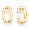 Brass Spring Gate Rings KK-WH20009-01G-B-1