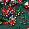 60Pcs 6 Colors Iron Bell Pendant Decorations AJEW-ME0002-50-4