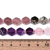 Natural Lapis Lazuli & Amethyst & Rose Quartz & Amazonite & Prehnite & Strawberry Quartz & Sunstone 7 Chakra Beads Strands G-P534-A27-01-5