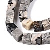 Natural Map Stone Beads Strands G-T139-8x8-20A-3