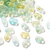 Gradient Color Transparent Frosted Acrylic Beads X1-OACR-M023-06B-1