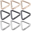 12Pcs 3 Colors Alloy Spring Gate Rings FIND-SC0010-19-1