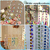 80Pcs Transparent Faceted Glass Connector Charms GLAA-SP0001-88F-02-6