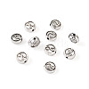 Craftdady 100Pcs 2 Style Zinc Alloy Beads FIND-CD0001-24-8