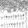 100Pcs Tibetan Style Alloy Pendants Set TIBEP-CJ0003-19-3