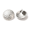 Non-Tarnish 304 Stainless Steel Stud Earrings EJEW-D100-01P-1