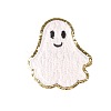 Ghost with Smiling Face Computerized Towel Embroidery Cloth Iron on/Sew on Patches SMFA-PW0001-55-1