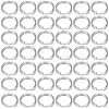 SOFPLATE 500Pcs 304 Stainless Steel Split Rings STAS-SP0001-66E-1