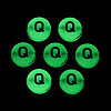Luminous Frosted Acrylic Beads FACR-T008-02Q-3