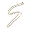 304 Stainless Steel Curb Chain Necklaces NJEW-L162-01B-G-2