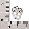 Non-Tarnish 201 Stainless Steel Pendants STAS-U016-03P-3