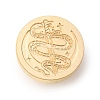 Golden Tone Wax Seal Brass Stamp Heads AJEW-U008-01G-22-2