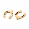 201 Stainless Steel Charms STAS-E188-05G-3