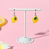 AB Color Resin Dangle Earring EJEW-FS00011-7