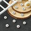 Brass Rhinestone Spacer Beads RB-YW0001-05B-02S-6