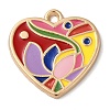 Zinc Alloy Enamel Pendants ENAM-Z013-01A-02-1