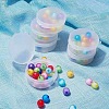 Flat Round Plastic Bead Storage Containers PW-WG59436-01-3