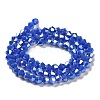 Opaque Solid Color Electroplate Glass Beads Strands X1-GLAA-F029-P4mm-A11-2