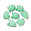 Transparent Glass Enamel Beads LAMP-U004-06-07-1