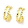 Brass Cuff Earrings for Women EJEW-I305-50G-1