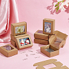 Foldable Creative Kraft Paper Mailer Boxes with Visible Window CON-WH0113-08A-02-4