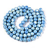 Baking Paint Glass Beads Strands DGLA-N016-10mm-09-2
