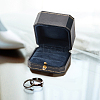 Rectangle Cardboard Jewelry Couple Ring Storage Box CON-WH0087-82-6