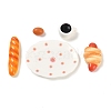 Resin Miniature Breakfast Set Ornaments DIY-H174-01H-2